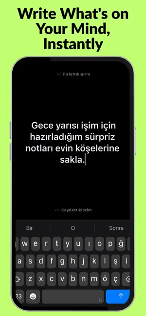 Fırlat: Quick Notes, Notepad screenshot 2