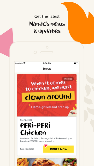 Nando's North America Screenshot