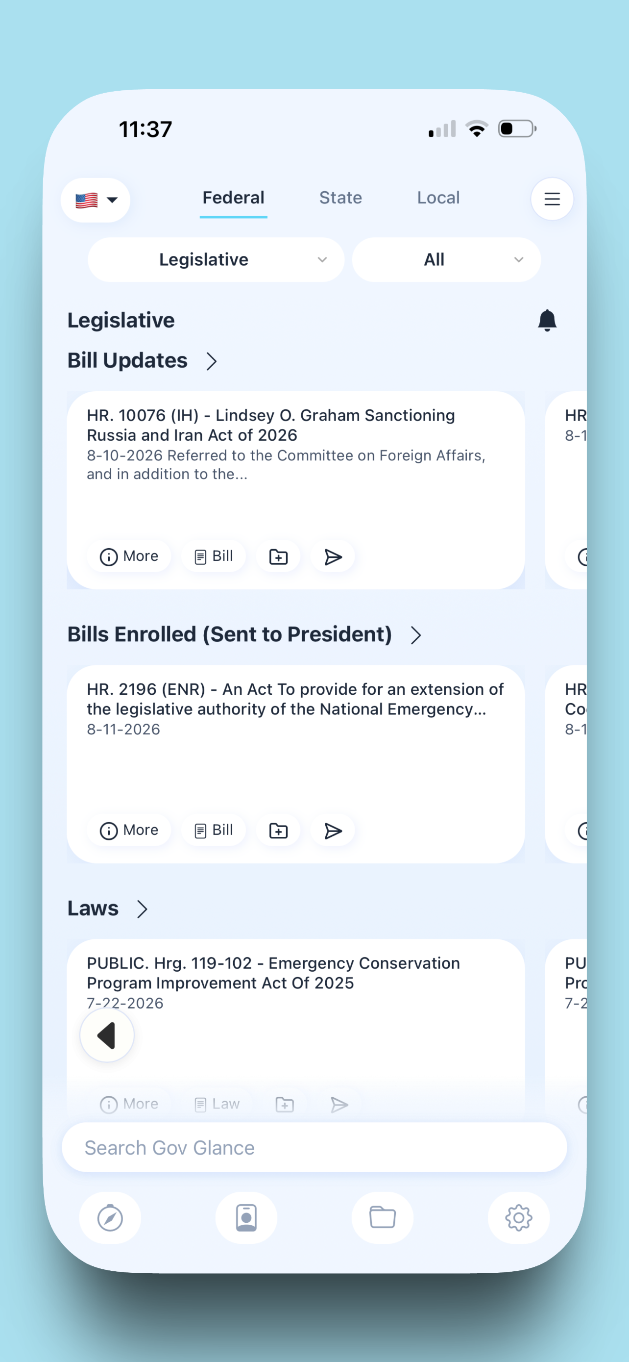Gov Glance screenshot 5