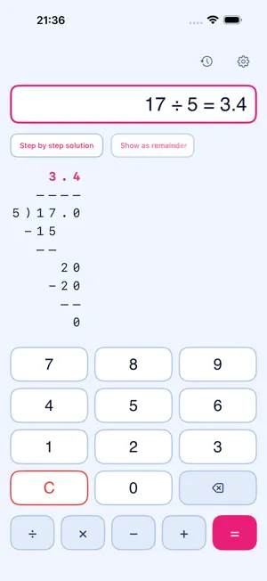 Long Division Math Calculator screenshot 2