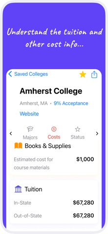 My College Tracker: Search App Screenshot 8 of 10