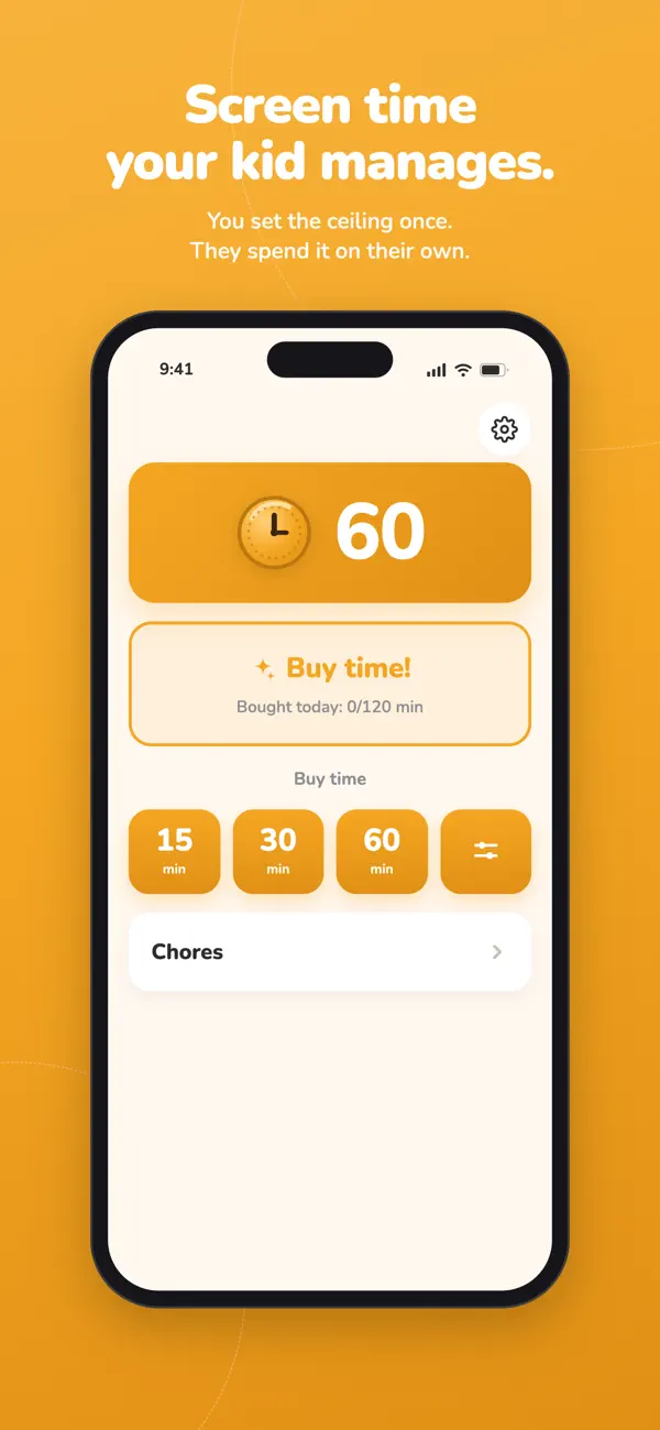 Screenshot #1 pour PapaTime: Screen Time Budget