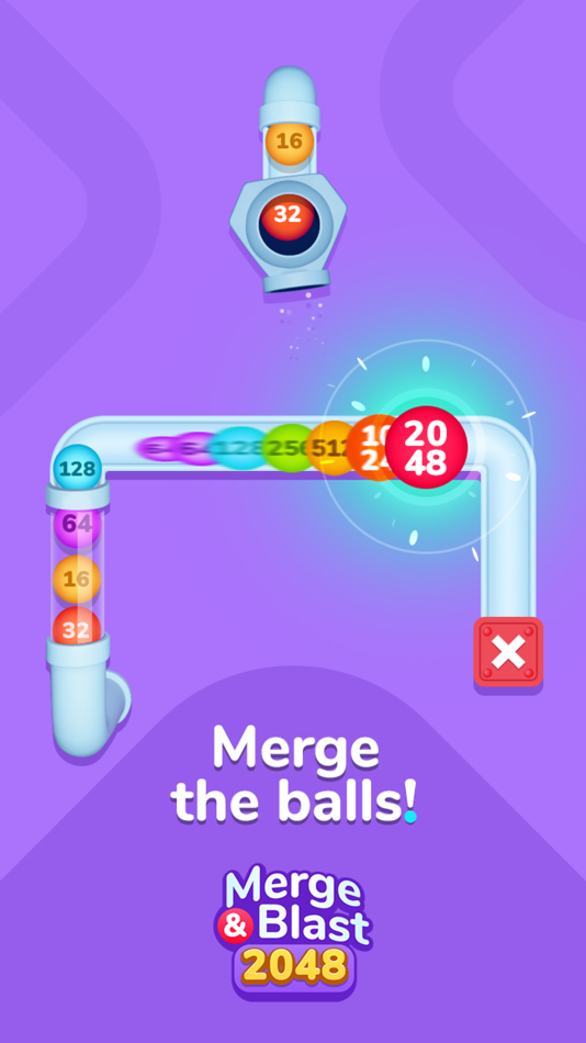 #5. Merge & Blast 2048 - shooting (iOS) Podle: Wooden Toys