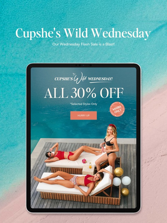 Cupshe - Swimwear & Clothing iPad screenshot 4 - Shopping app