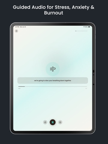 Exhale: Daily Reset iPad screenshot