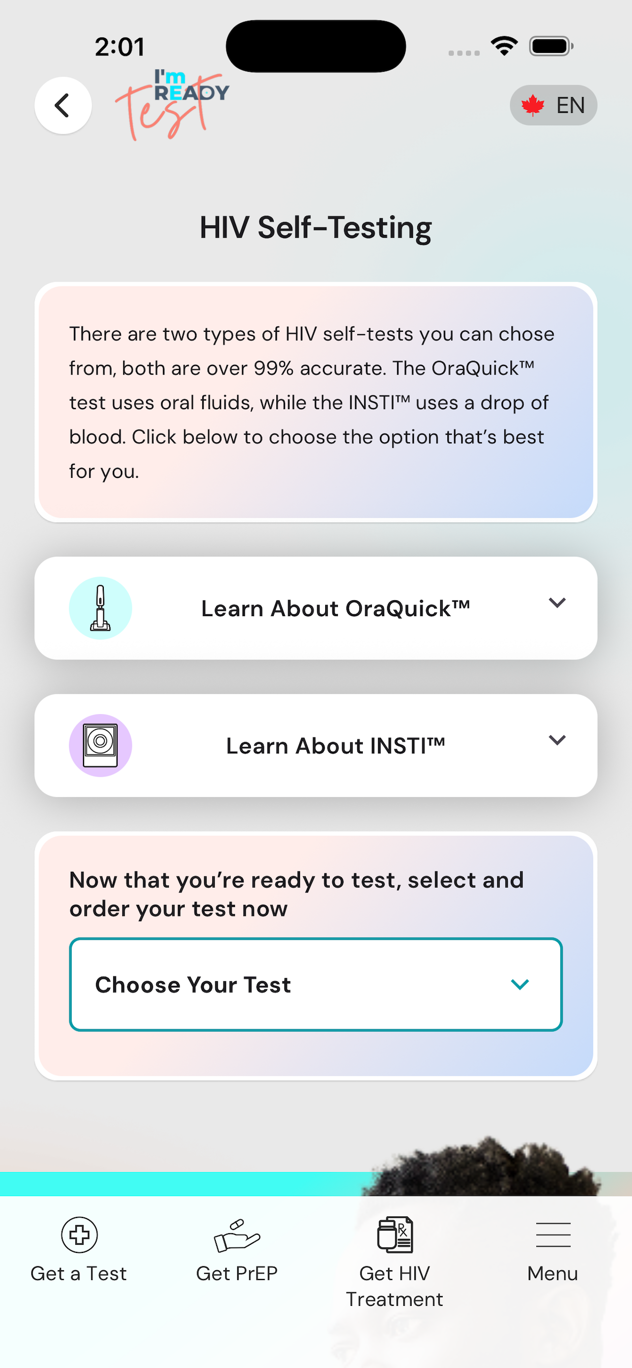I'm Ready, Test screenshot 3