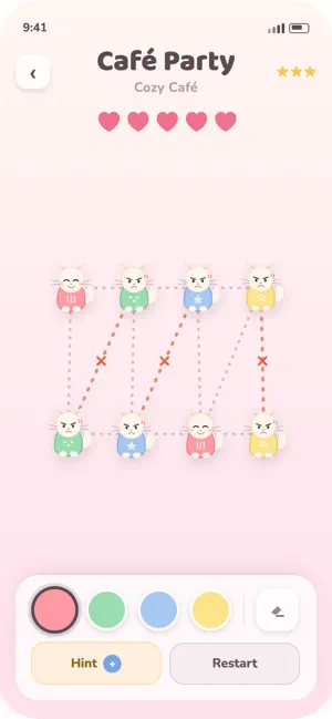 Cat Café: Color Puzzle screenshot 2