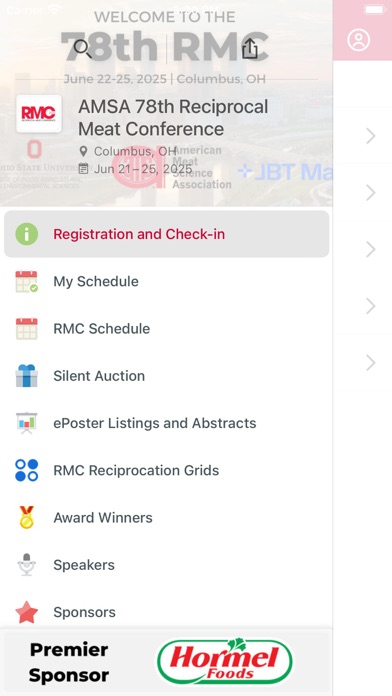 AMSA 78th RMC iPhone screenshot 2 - Business app