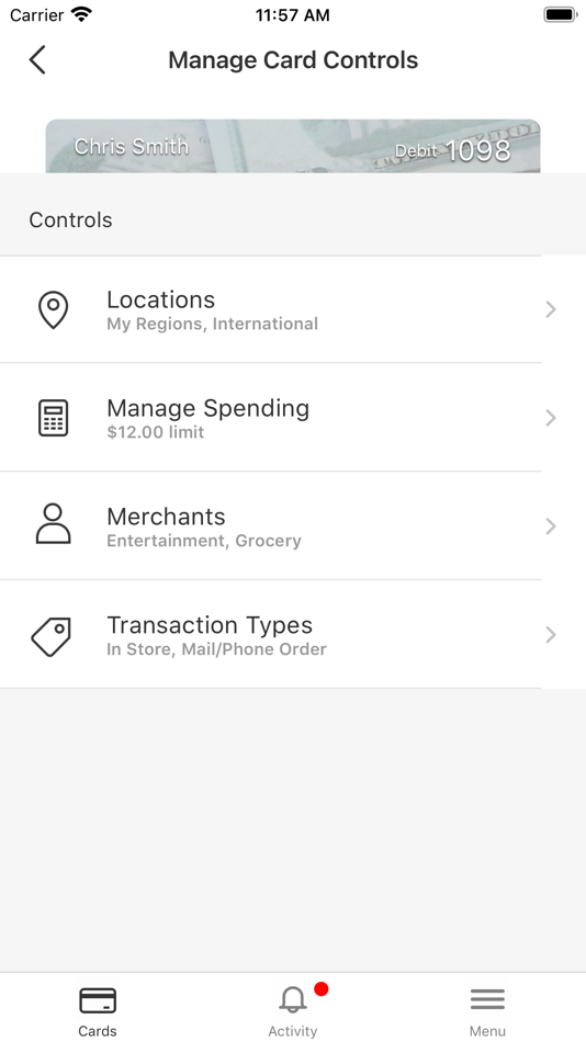 #2. iCard FNB Card Manager (iOS) 由: The First National Bank in Trinidad