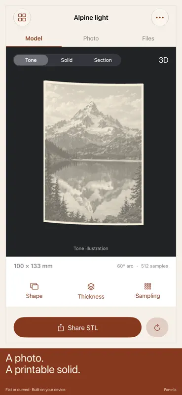 Porcela Lithophane Maker screenshot 1 of 5