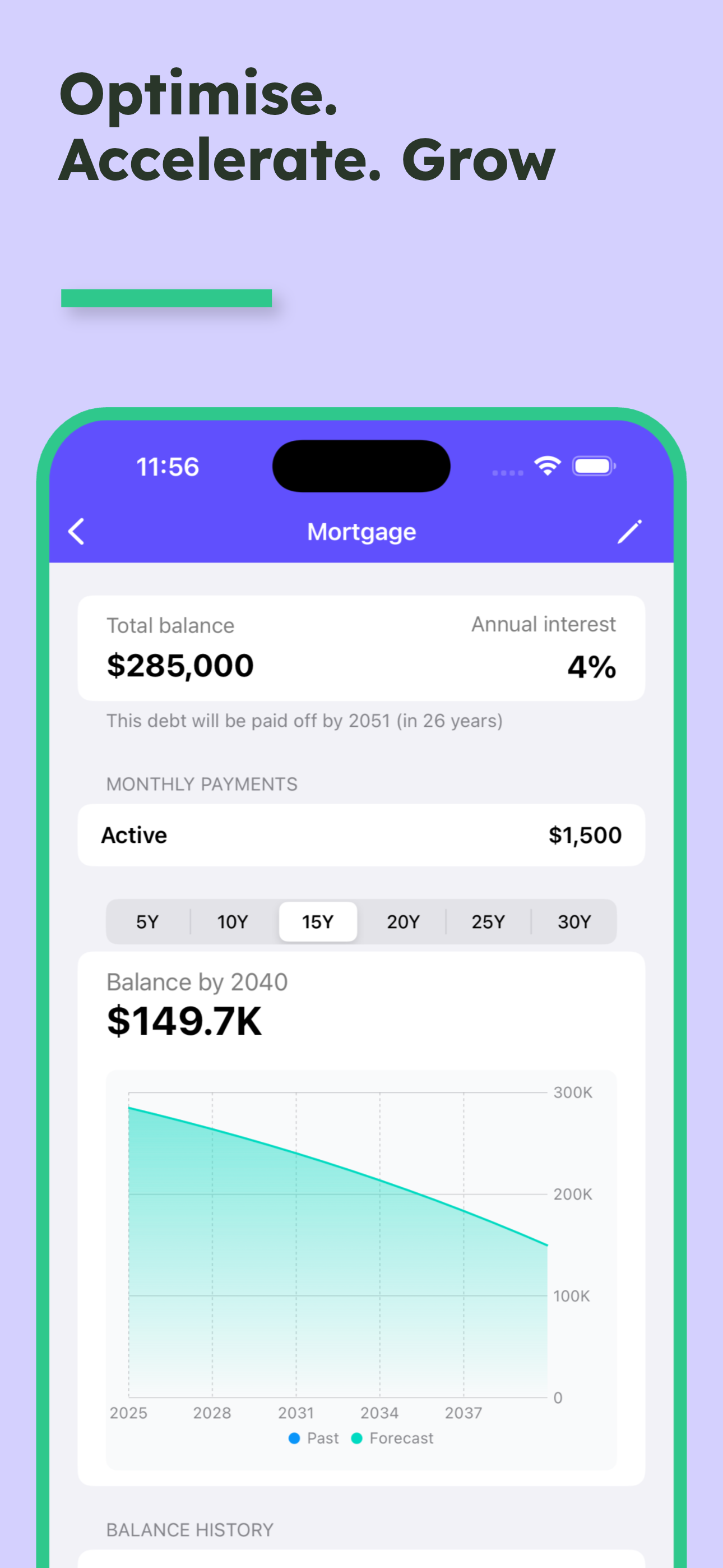 Plan, forecast & build Wealth screenshot 5