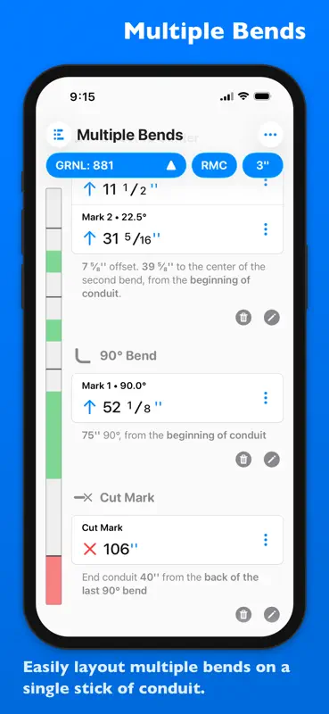 QuickBend: Conduit Bending screenshot 4 of 10