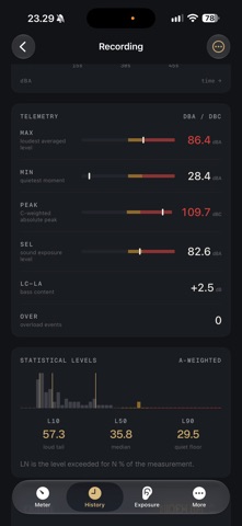 Decibels: Sound Level dB Meter Screenshot 5 of 8