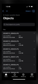 Sync with S3 screenshot
