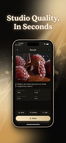 Cinelo Video Generator iPhone screenshot