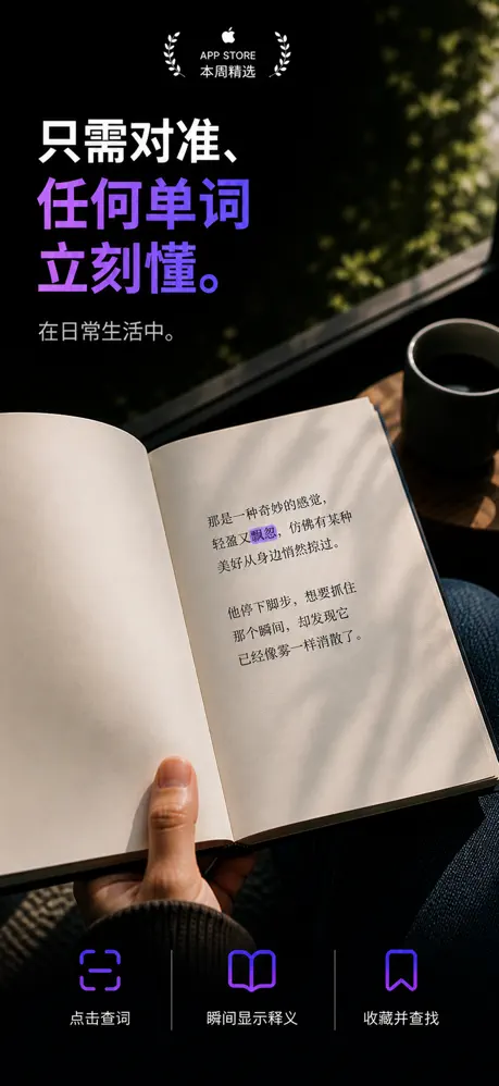 Piksi &mdash; 扫描单词查释义 应用截图
