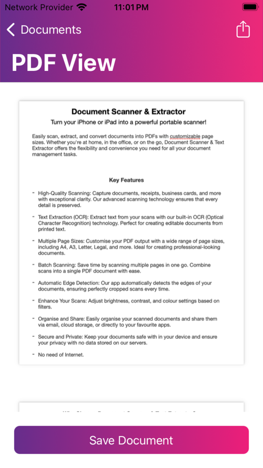 #5. Document Scanner & Extractor (iOS) 由: Nandha Kumar Ravi