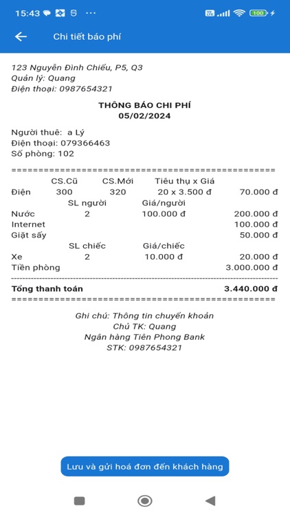 Quản lý trọ