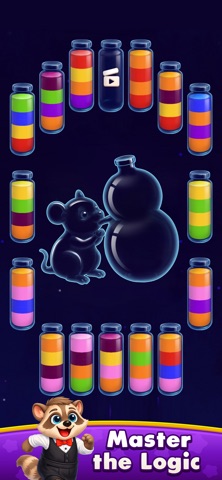 Chaos Drink Sort: Water Puzzle iPhone screenshot
