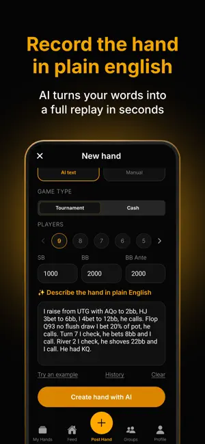 Record Poker Hands: Flop It screenshot 2