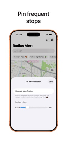 Radius Alert screenshot