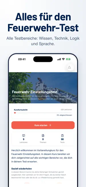 Feuerwehr Einstellungstest screenshot 2