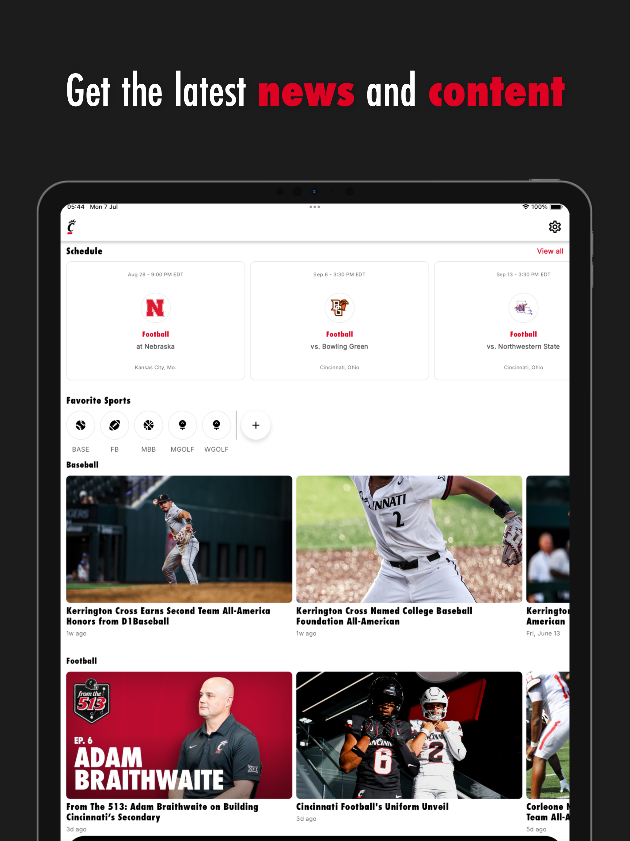 Cincinnati Bearcats screenshot 5