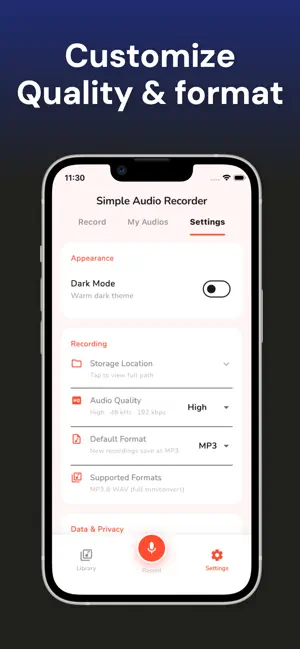Audio Voice Recorder Lite screenshot 4