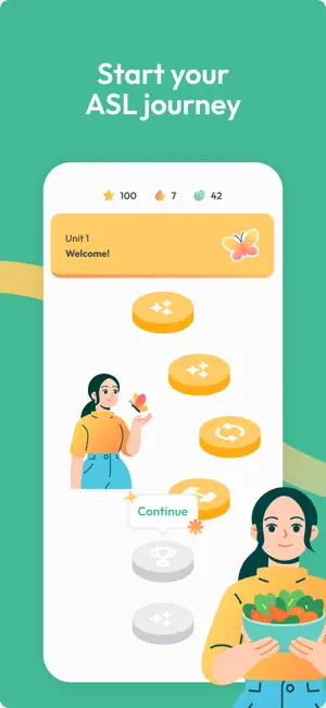 ASL Bloom - Sign Language iPhone screenshot 2