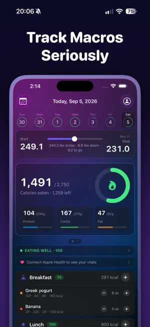 CleanMeal: AI Calorie Tracker screenshot 1