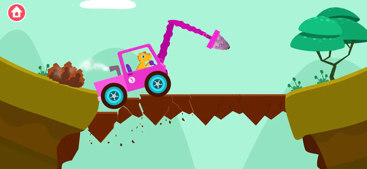 Screenshot #3 pour Jeux pelleteuse de dinosaure