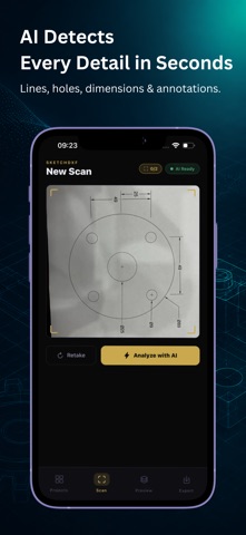SketchDXF: AI DXF Converter screenshot