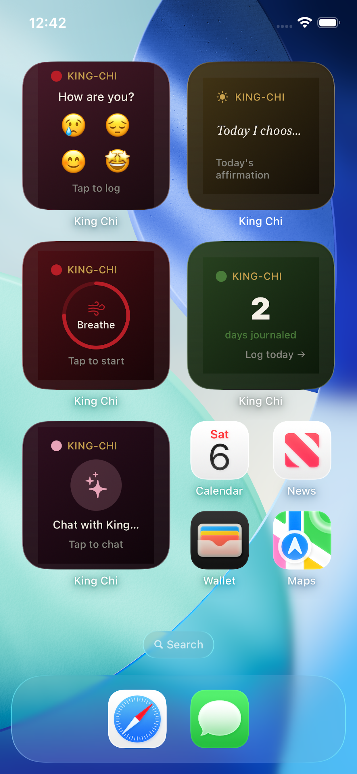 King-Chi: AI Wellness Widgets screenshot 3