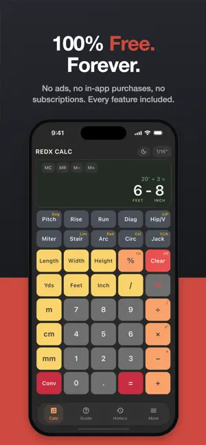 RedX Construction Calculator screenshot 2