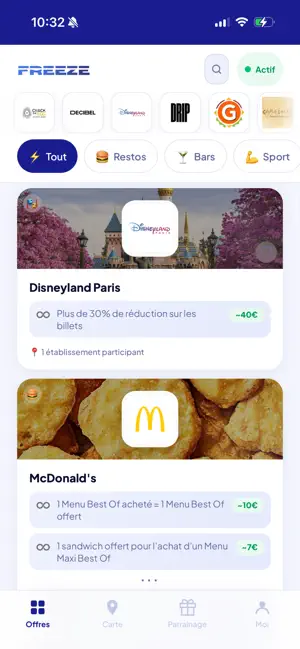 CARTE FREEZE screenshot 4