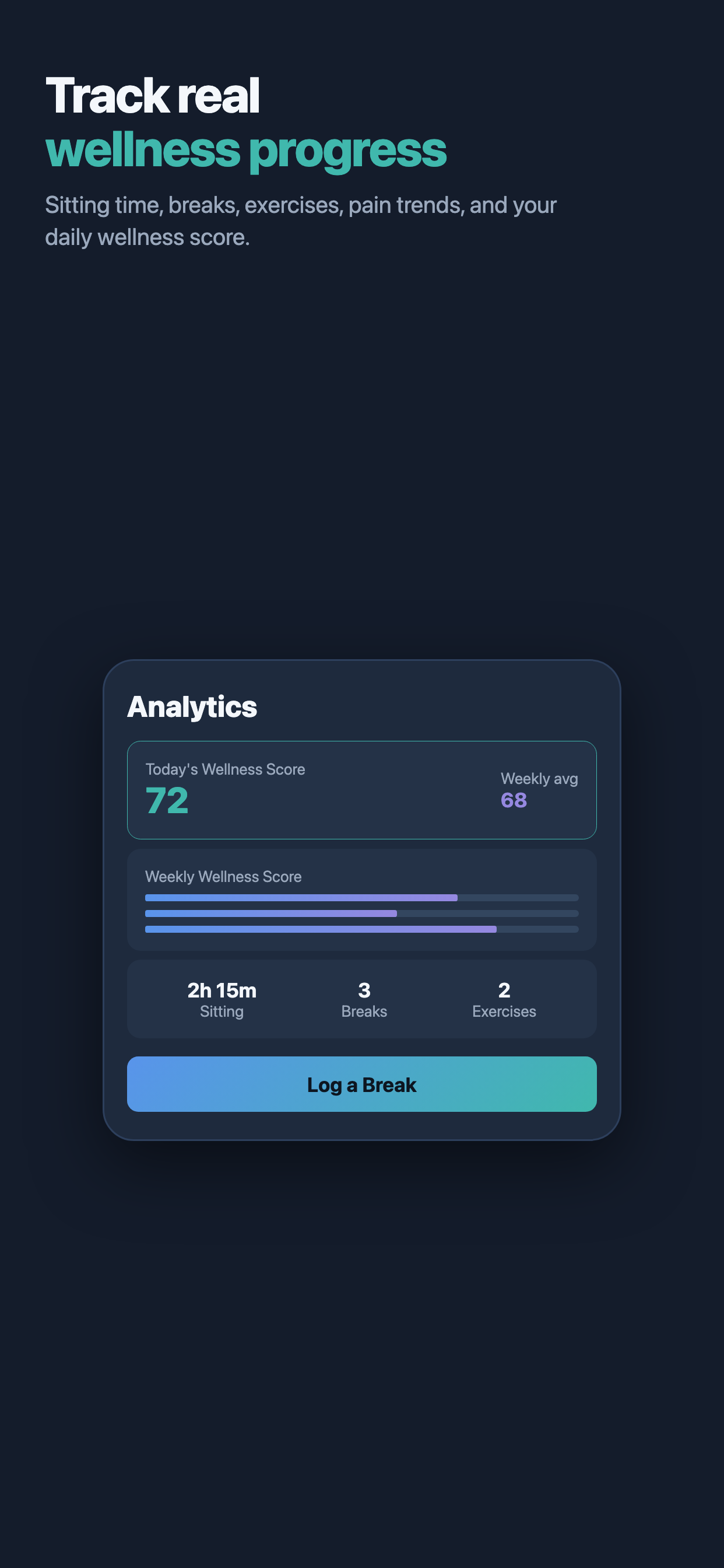 SitFlow: Desk Wellness Coach screenshot 4