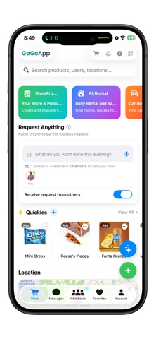 GoGo App – Request Anything Screenshot 1 of 5