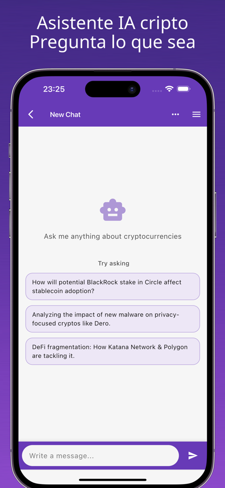 Crypto AI – Asistente Cripto screenshot 2