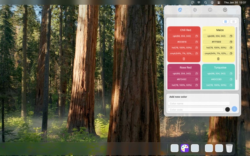 App screenshot