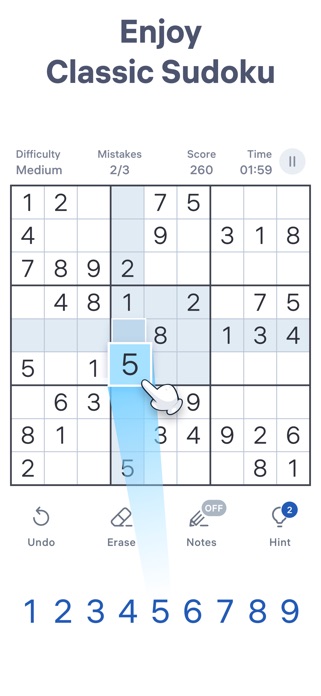 Sudoku.com - Number Games screenshot 2