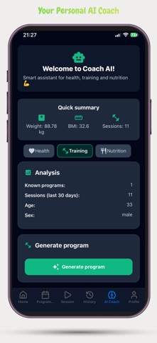 GymFroog - AI Fitness Coach screenshot