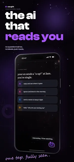 Caught - AI Personality Reads screenshot 3