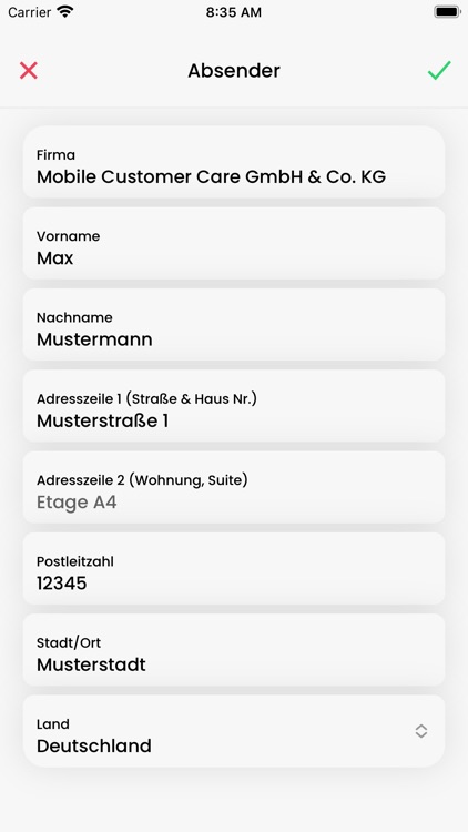 AppDiePost: Post & Briefe screenshot-8