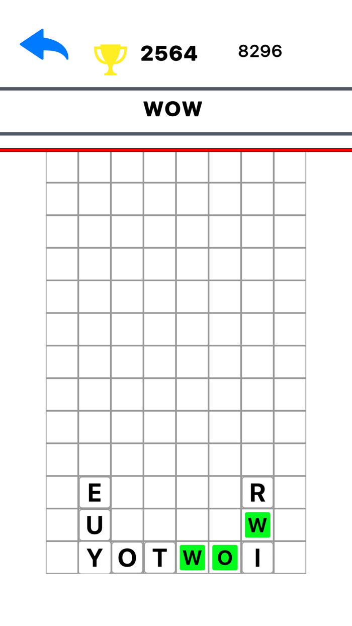 Falling Words Word Puzzle