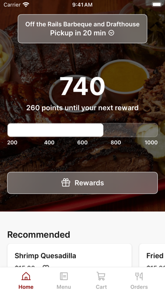 Off the Rails To Go iPhone screenshot 1 - Food & Drink app