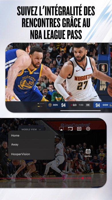 Screenshot #3 pour NBA Officiel : basket en live