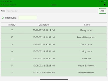 Measure My Stuff iPad screenshot