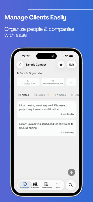 (Simple)CRM - Client Tracker Screenshot 3 of 6