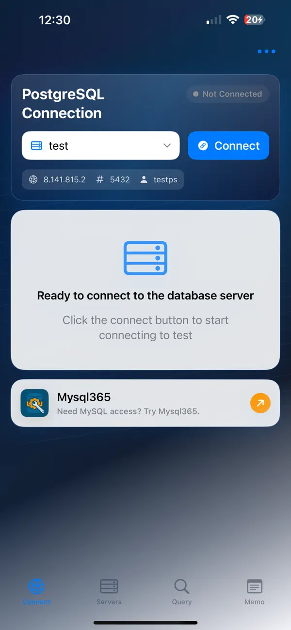 Screenshot #1 pour PostgreSQL365