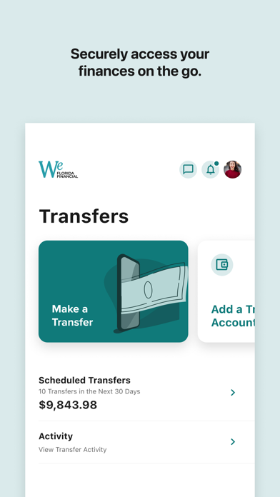Screenshot #2 pour We Florida Financial Mobile